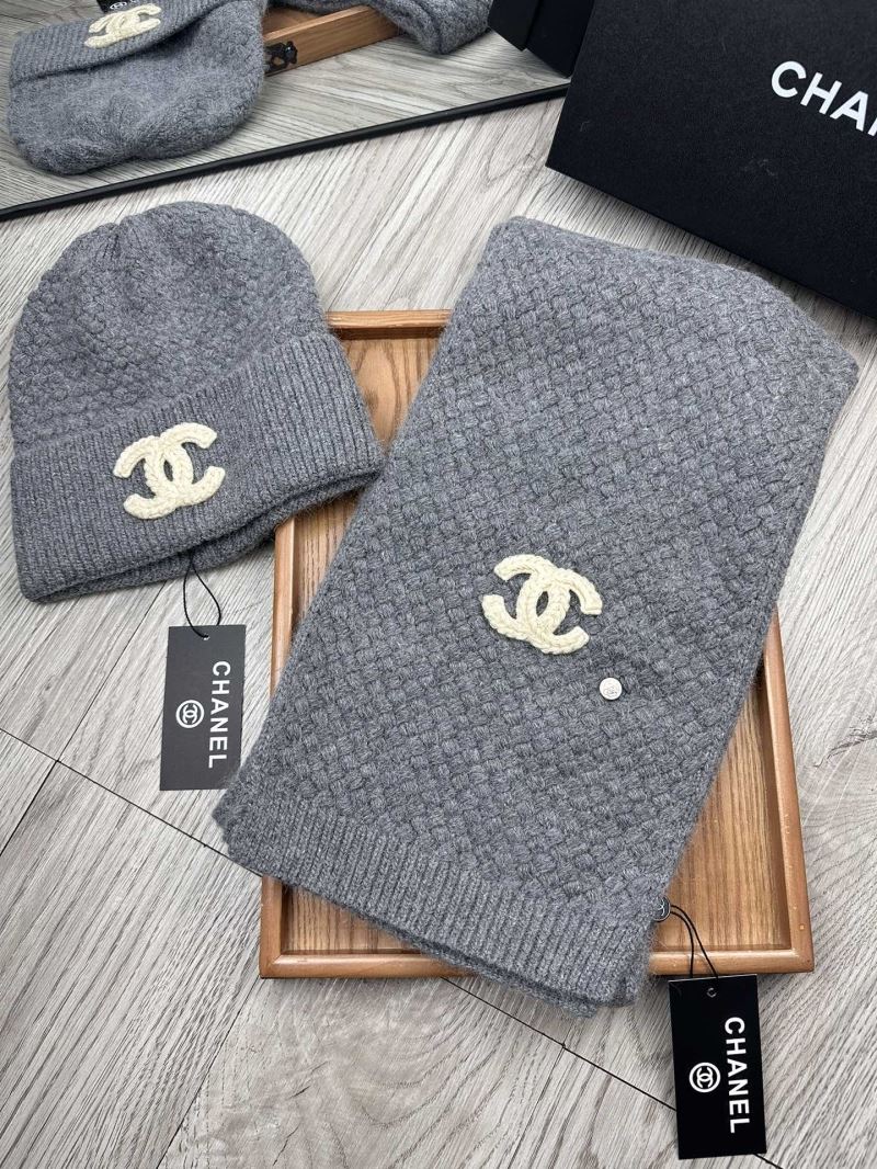 Chanel Caps Scarfs